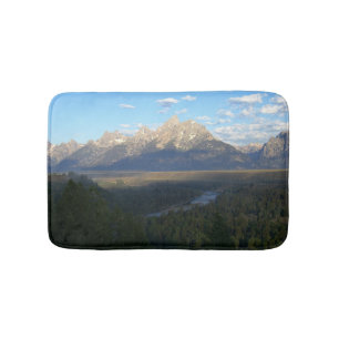 Tapis De Bain Montagnes de Jackson Hole (Parc national de Grand
