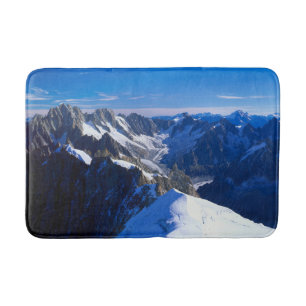 Tapis De Bain Montagnes Mont Blanc, Alpes européennes