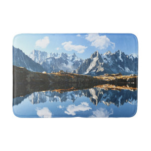 Tapis De Bain Montagnes Mont Blanc Massif, France