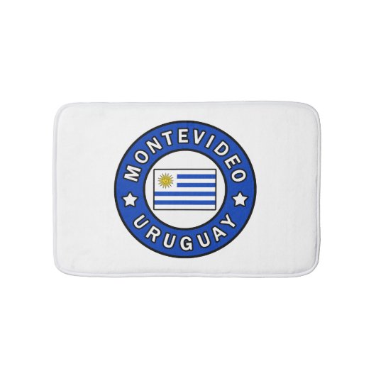 Tapis De Bain Montevideo Uruguay (Devant)