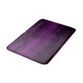 Tapis De Bain Moody foncé Purple Plum Moderne Aquarelle Chic (Angle)