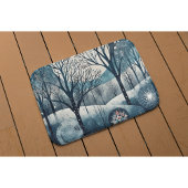 Tapis De Bain Moonlit Nordic Forest
