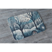 Tapis De Bain Moonlit Nordic Forest