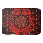 Tapis De Bain Moquette persane avec champ rose   (Devant)