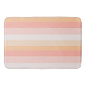 Tapis De Bain Morning Dew rayures rose et jaune (Devant)