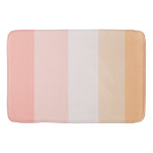 Tapis De Bain Morning Dew rayures rose et jaune (Devant)