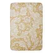Tapis De Bain Morris Bachelor's Button Flower & Golden Stems (devant Vertical)