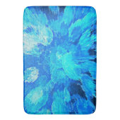 Tapis De Bain mosaïque Abstraite, moderne, turquoise (devant Vertical)