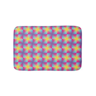 Tapis De Bain Mosaïque carrée abstraite de vecteur