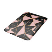 Tapis De Bain Mosaïque de marbre rose (Angle)