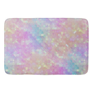 Tapis De Bain mosaïque éclat holographique :