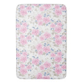 Tapis De Bain Mosaïque, fleurs (devant Vertical)