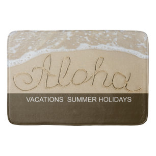 Tapis De Bain Mot sable Aloha