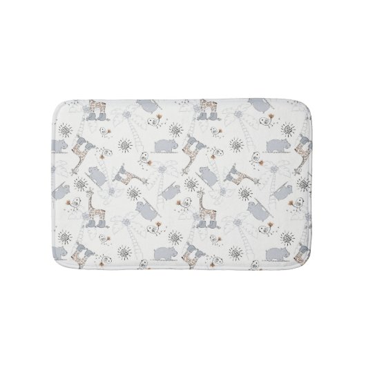 Tapis De Bain motif 2 de griffonnage (Devant)