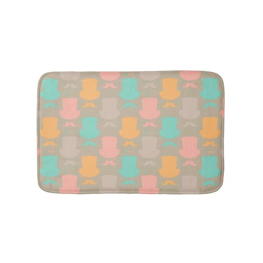 Tapis De Bain Motif 2 de moustache (Devant)