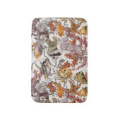 Tapis De Bain Motif 2 de vie marine d'aquarelle (Devant (Vertical))