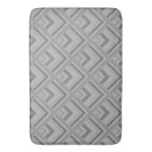 Tapis De Bain Motif à échelle grise (devant Vertical)