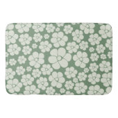 Tapis De Bain Motif à fleurs - Vert (Devant)
