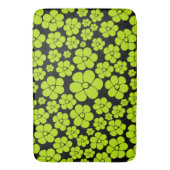 Tapis De Bain Motif à fleurs - Vert citron (devant Vertical)