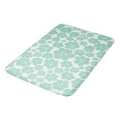 Tapis De Bain Motif à fleurs - Vert (Monnaie) (Angle)