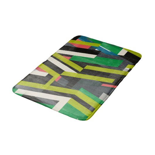 Tapis De Bain Motif à flux de suspension diagonal (Angle)