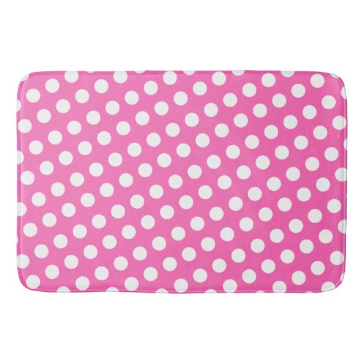 Tapis De Bain Motif à points blancs (Devant)