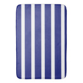 Tapis De Bain Motif à rayures bleu et blanc marine (devant Vertical)
