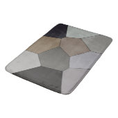 Tapis De Bain Motif à tonalité terrestre moderne (Angle)