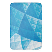 Tapis De Bain Motif abstrait bleu (devant Vertical)