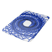 Tapis De Bain motif Abstrait - bleu (Angle)