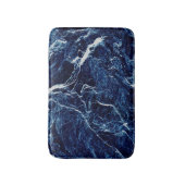 Tapis De Bain Motif Abstrait bleu (Devant (Vertical))