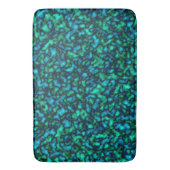 Tapis De Bain Motif Abstrait bleu et vert (devant Vertical)