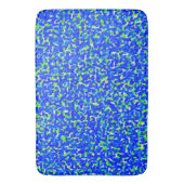 Tapis De Bain Motif Abstrait bleu et vert (devant Vertical)