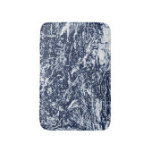 Tapis De Bain Motif Abstrait bleu foncé (Devant (Vertical))