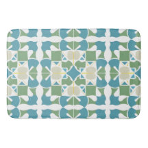 Motif Abstrait Bleu Vert pour Intérieurs Élégants