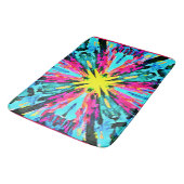 Tapis De Bain Motif Abstrait coloré (Angle)