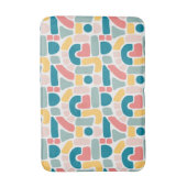 Tapis De Bain Motif Abstrait coloré (Devant (Vertical))