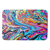 Tapis De Bain Motif Abstrait coloré (Devant)