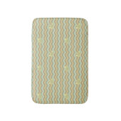 Tapis De Bain motif abstrait coloré, vagues (Devant (Vertical))