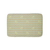 Tapis De Bain motif abstrait coloré, vagues (Devant)