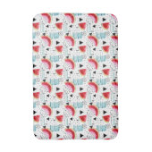 Tapis De Bain Motif abstrait de pastèque (Devant (Vertical))