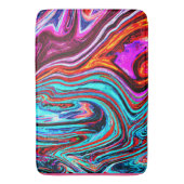 Tapis De Bain Motif Abstrait de teintes dynamiques (devant Vertical)