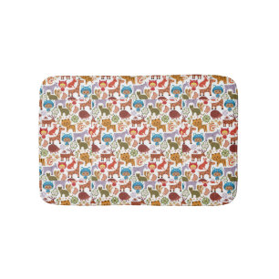 Tapis De Bain Motif abstrait d'enfant et d'animaux