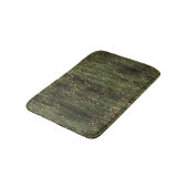 Tapis De Bain Motif Abstrait d'étincelles vert et or (Angle)