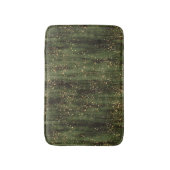 Tapis De Bain Motif Abstrait d'étincelles vert et or (Devant (Vertical))