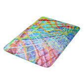 Tapis De Bain Motif Abstrait éclatant couleur éclatant (Angle)
