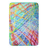 Tapis De Bain Motif Abstrait éclatant couleur éclatant (devant Vertical)