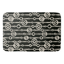 Motif abstrait élégant noir et blanc
