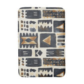 Tapis De Bain Motif Abstrait en tissu de boue (Devant (Vertical))