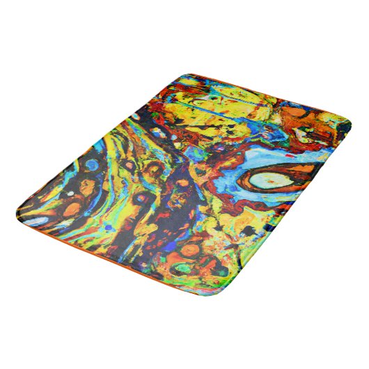 Tapis De Bain Motif Abstrait exceptionnel (Angle)